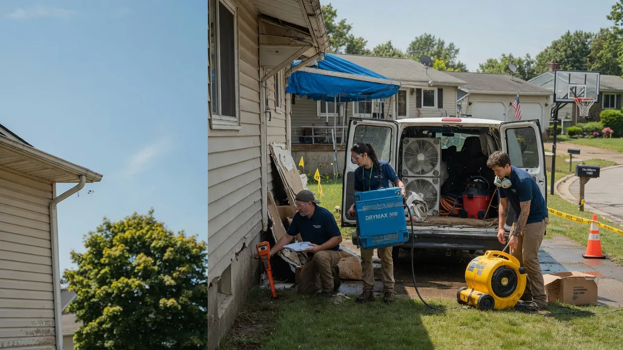 Ceiling Leak Cleanup in Pleasantville, IA near me