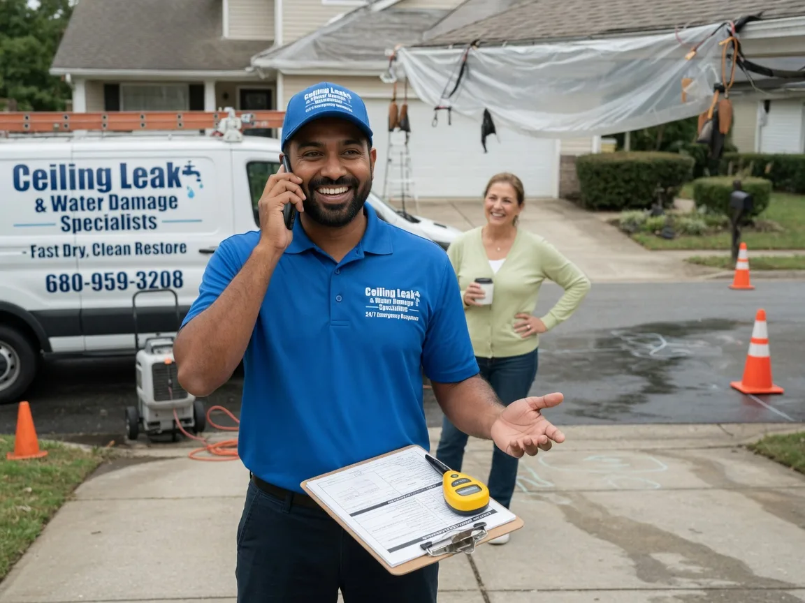 Ceiling Leak Cleanup Pleasantville, IA FAQs